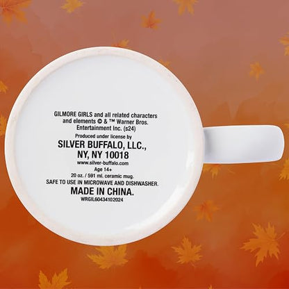 Silver Buffalo Gilmore Girls Destination Locations Icons Taza de cerámica, 20 onzas