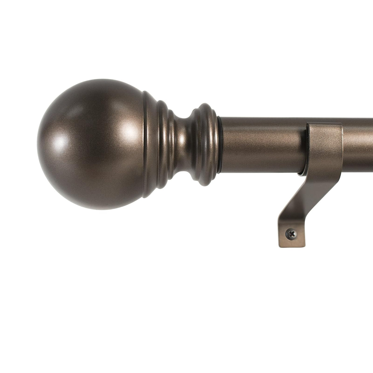 Decopolitan Barra de Cortina Telescópica Industrial, 18-36 Pulgadas - 72 to 144-Inch - Bronce