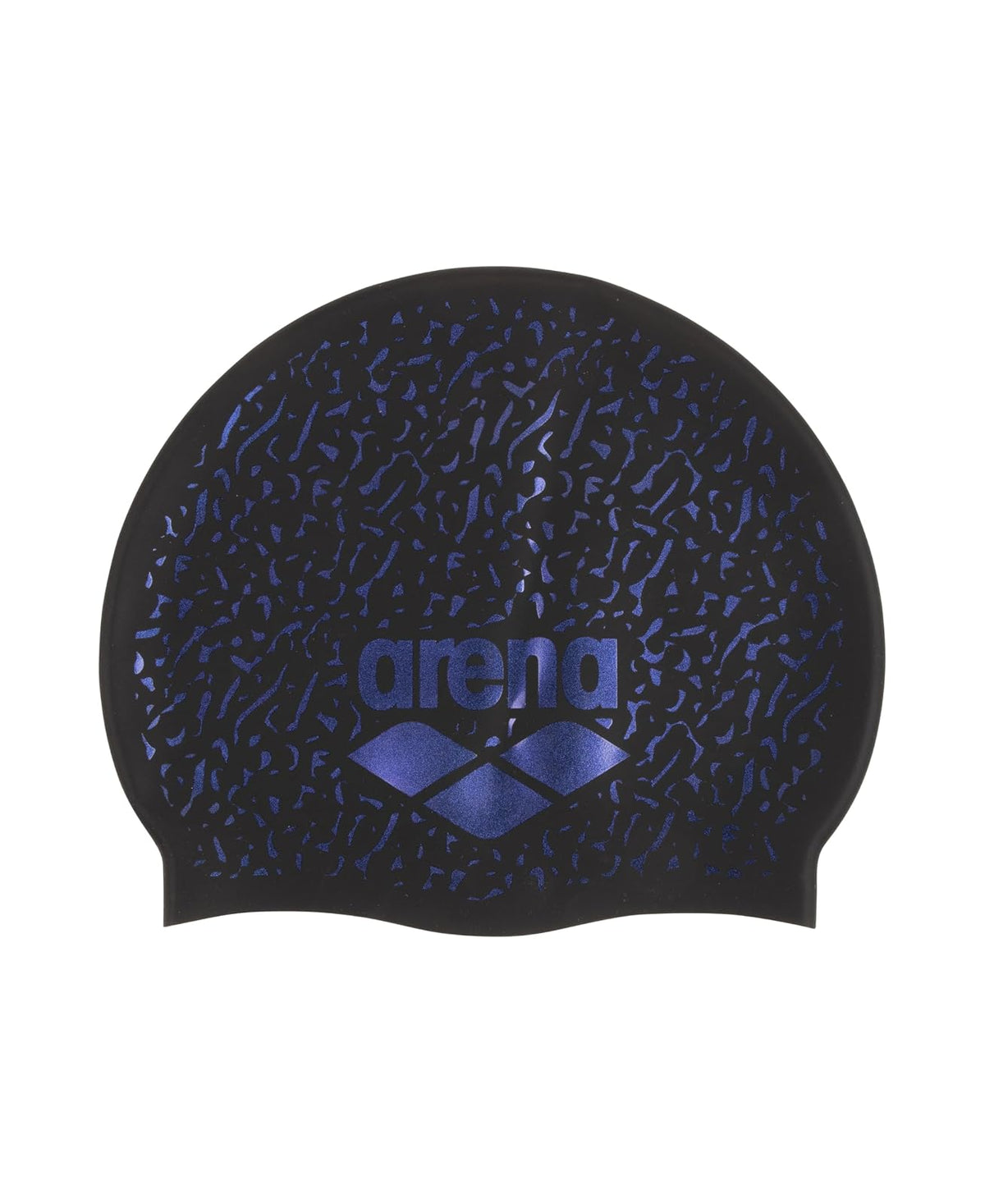 Arena Shine Gorro de Natación de Silicona Unisex - Negro - Ciruela
