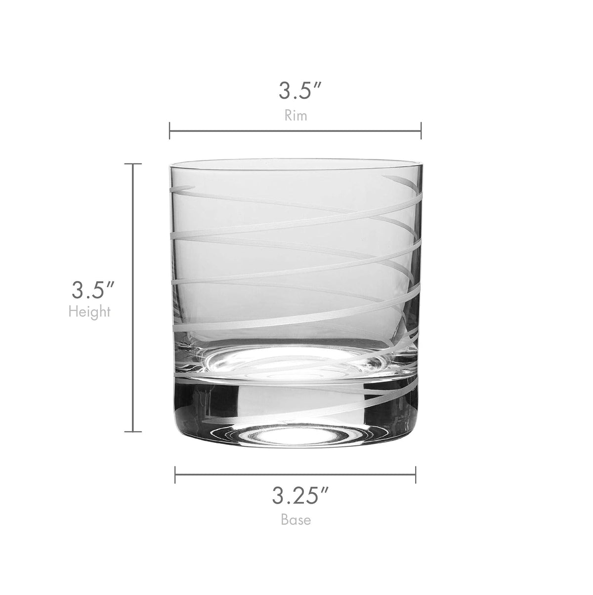 Mikasa, Double Old Fashioned Glass, Clear