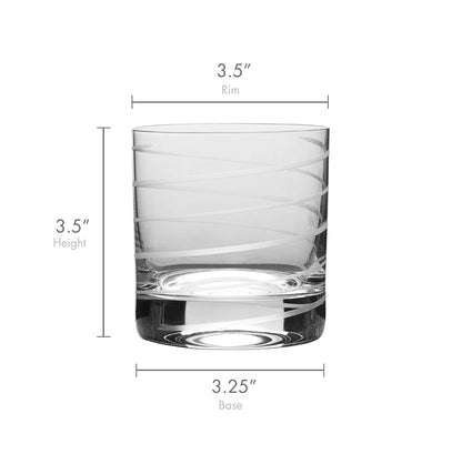Mikasa, Double Old Fashioned Glass, Clear