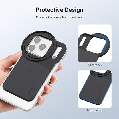 NEEWER 6.9" Adaptador Magnético Mount Objetivo Móvil Placa Trasera Accesorios con 67mm Filtro Densidad Neutra Variable (ND 2-32) Compatible con MagSafe iPhone 12/13/14/15/16/17 Pro Max & 14/15/16 Plus