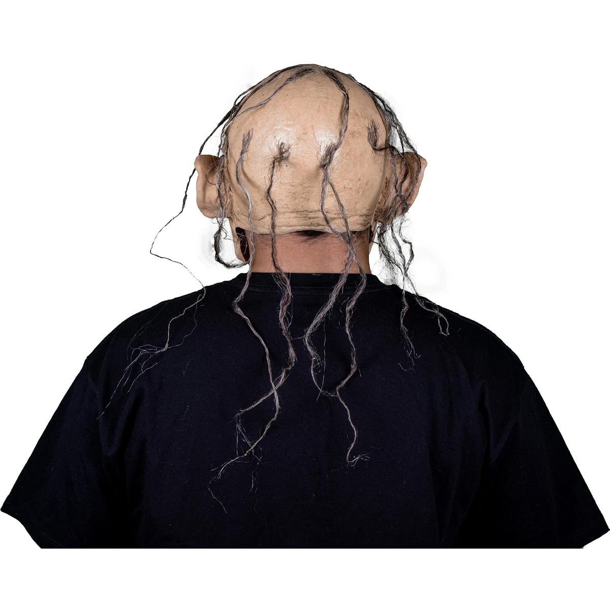 REV Gollum Máscara Látex | Licencia Oficial Señor de los Anillos Adulto | Disfraz Halloween Cosplay | Detalle Realista con Cabello y Dientes Terroríficos Talla M