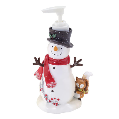 Avanti Linens - Dispensador de jabón/Bomba de loción, Accesorios de baño duraderos, Esenciales para el baño de Invitados, decoración del hogar de día Festivo (colección Friends Gather)