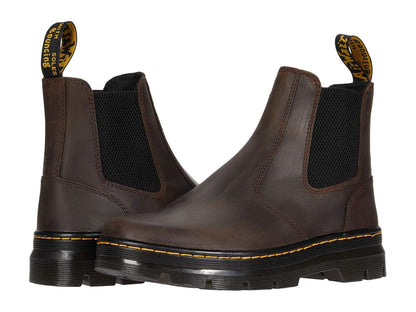 Dr. Martens 2976 Chelsea - Botas unisex, marrón oscuro (Dark Brown Crazy Horse), 7 Women/6 Men