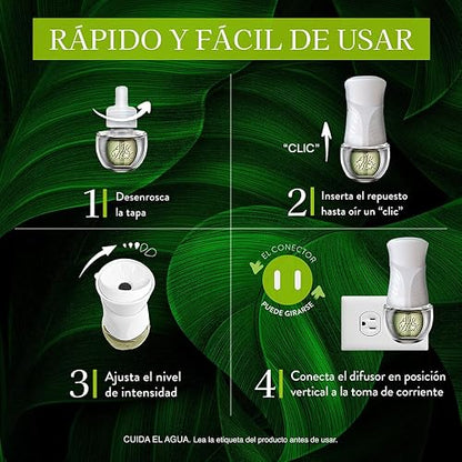 Air Wick Repuestos para Aromatizante Eléctrico, Aroma Frutos Rojos, 6 Piezas de 20 ml c/u