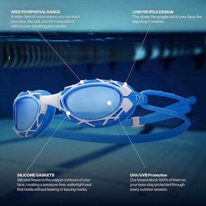 TYR Nest Pro Goggle TYR Nest Pro Performance - anteojos de natación Unisex adulto