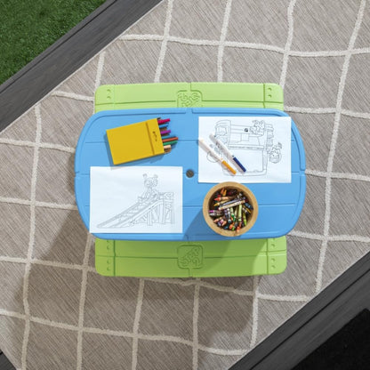 Step31 402499 Mesa de Picnic con sombrilla Sun & Shade, Multicolor