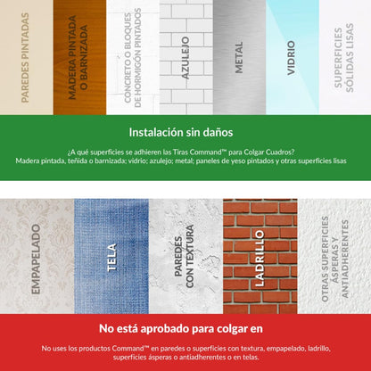 COMMAND 3M Gancho Adhesivo Removible de Metal Mini Transparente 20 piezas | Soporta hasta 225 gr, Organiza interiores sin dañar superficies, No requiere herramientas, Fácil de instalar, Fijación segura