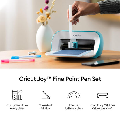 Cricut Joy Juego de bolígrafos de punta fina, 0,4 mm (32 unidades)