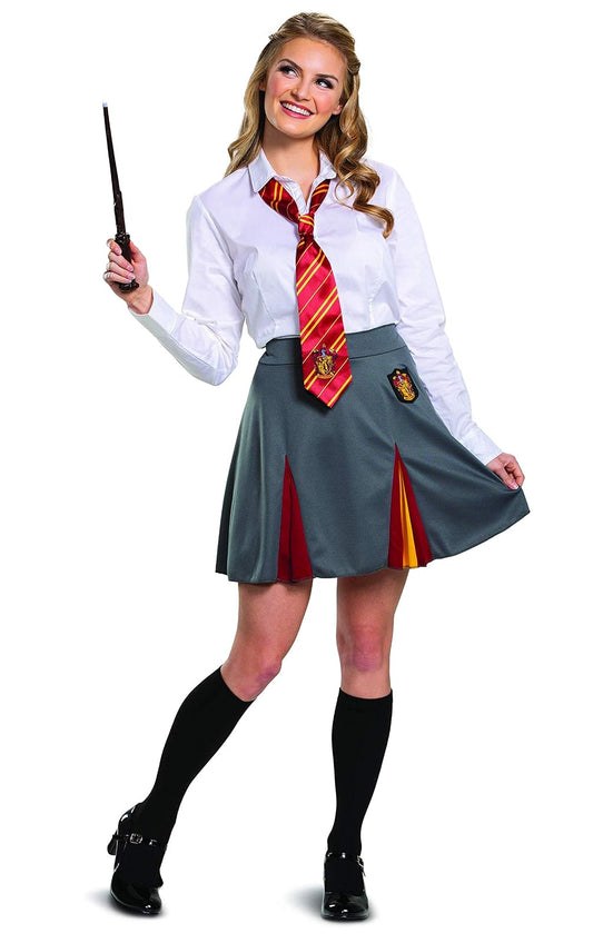 Disguise Gryffindor Skirt, Official Harry Potter Wizarding World House Themed Dress Bottom Pantalones de disfraces Mujer