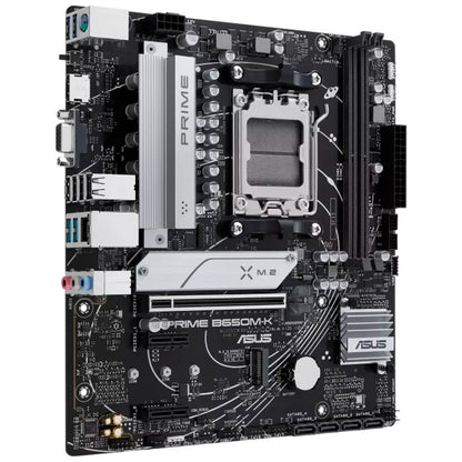 ASUS Tarjeta Madre Prime B650M-K AM5 2X DDR5 2X M.2 PCIe 4.0 USB-C Micro ATX