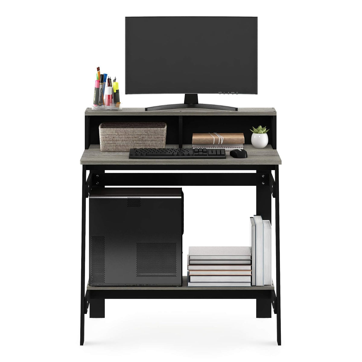 Furinno Simplistic a Frame - computadora para computadora
