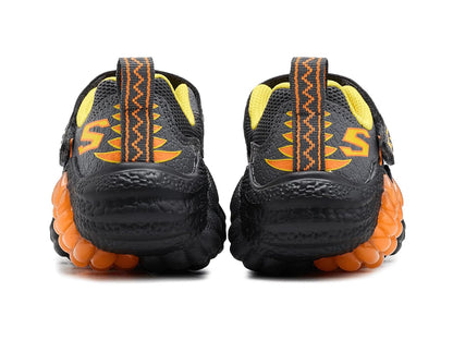 Skechers Skech-o-Saurus Lights 2.0 para niño | Casual, iluminado, luces S, cierre adaptativo, tema de dinosaurio