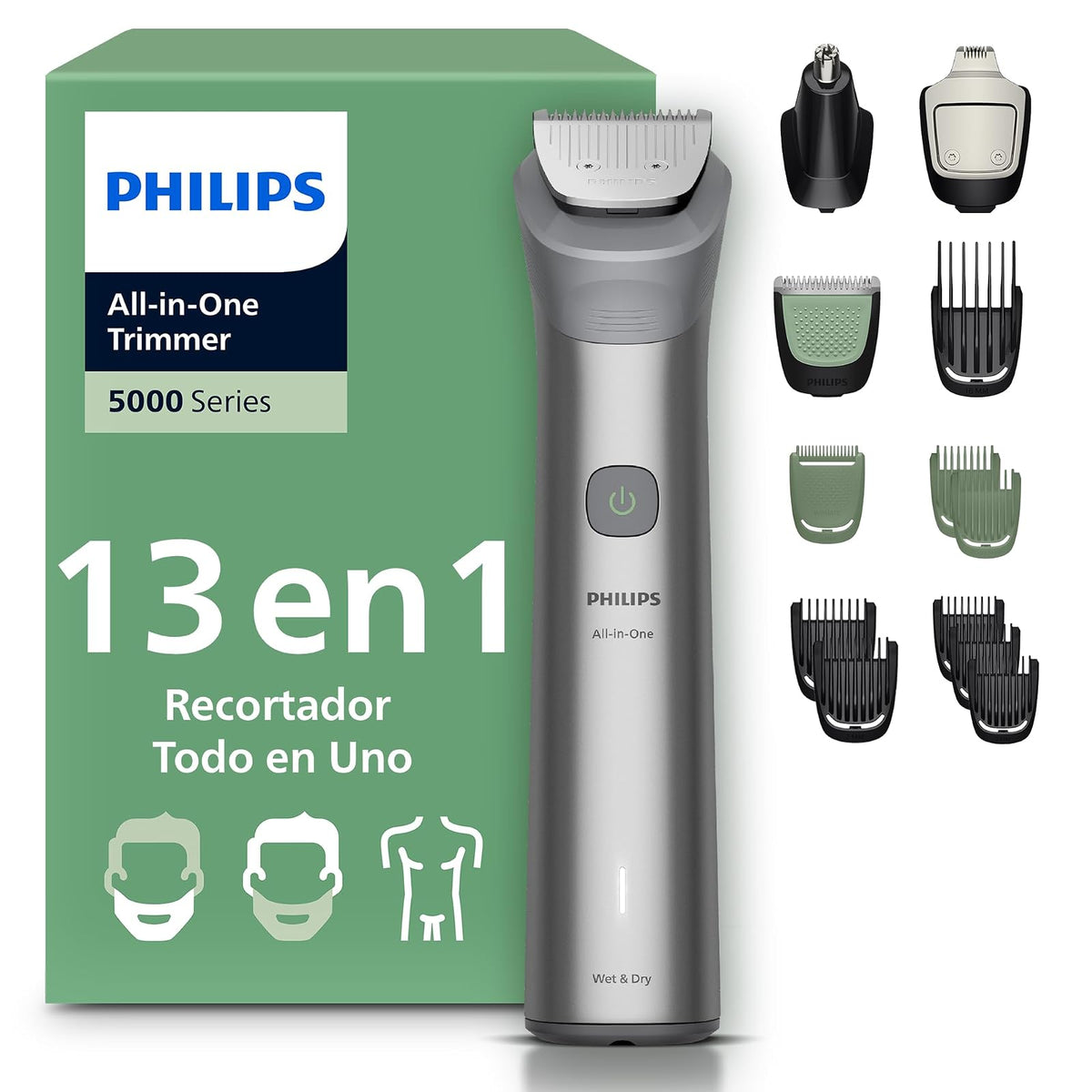 Philips Multigroom Serie 5000 Recortadora 10 en 1 para Hombre - MG5942 - 15