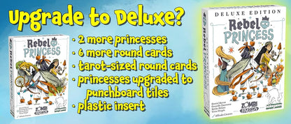Rebel Princess Standard Edition, mezcla definitiva de tema y estrategia, juego de cartas adictivo de ritmo rápido, perfecto para noches de juego, más de 3 jugadores de 15 + 45 minutos, de The Creators