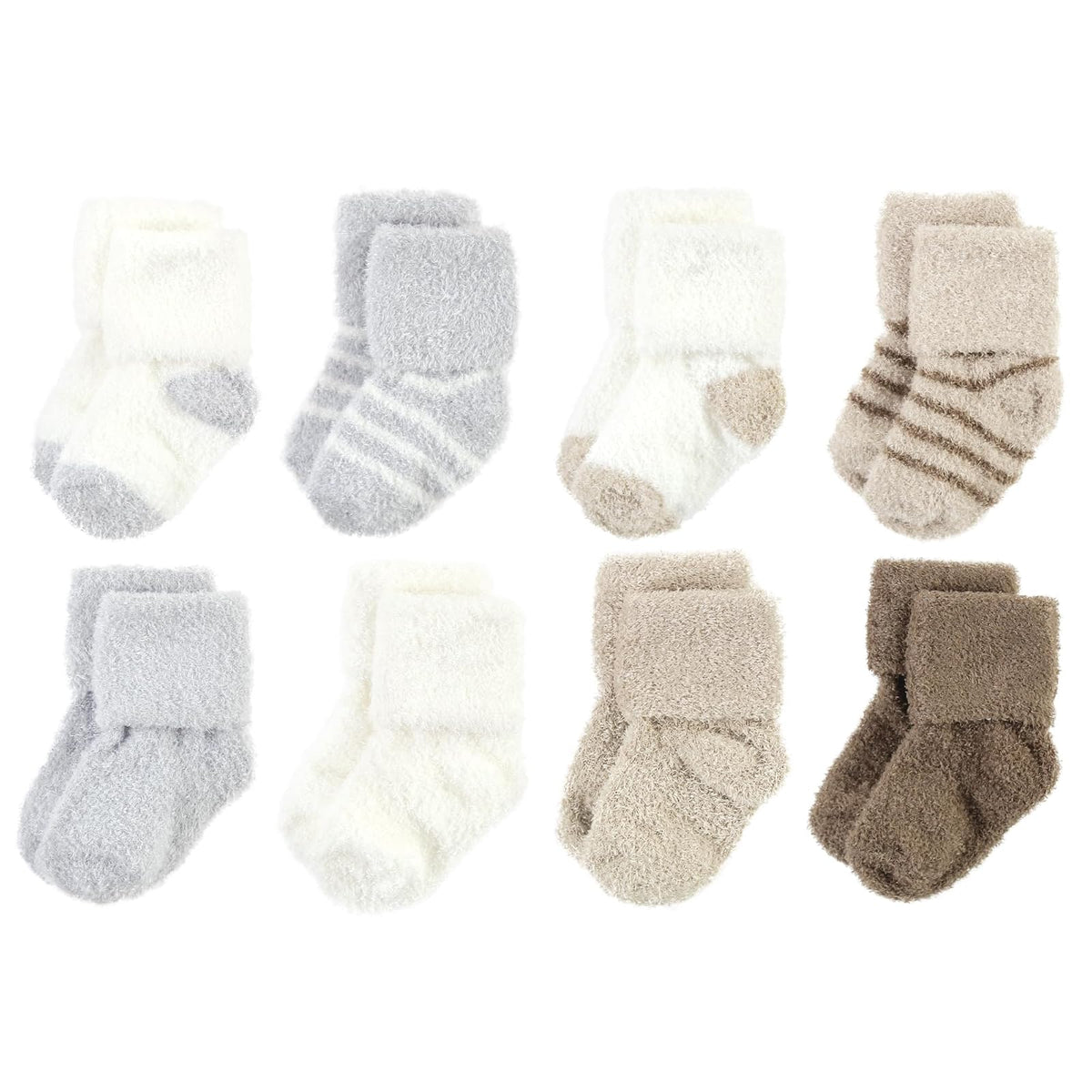 Hudson Baby - Calcetines de algodón para recién nacidos y rizados