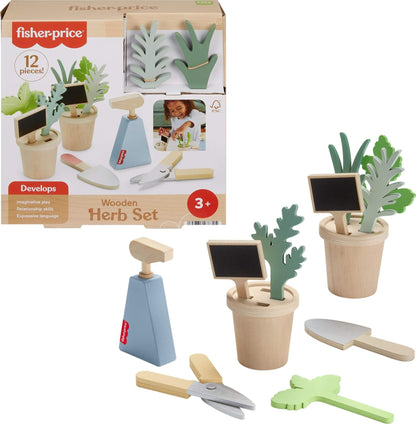 Fisher-Price Juguete para Bebés Jardinería de Madera para bebés de 3 años en adelante