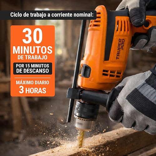TRUPER ROTO-1/2A10, Rotomartillo/destornillador 1/2", 600W