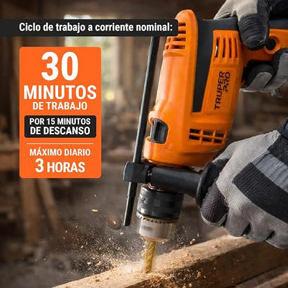 TRUPER ROTO-1/2A10, Rotomartillo/destornillador 1/2", 600W