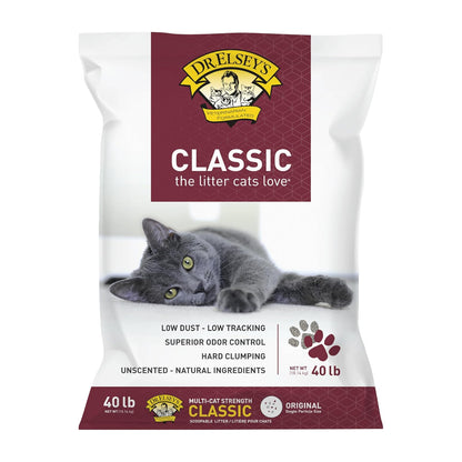 Dr. Elsey's Precious Cat Classic Premium Arena Aglomerante para Gato - 40 pound bag