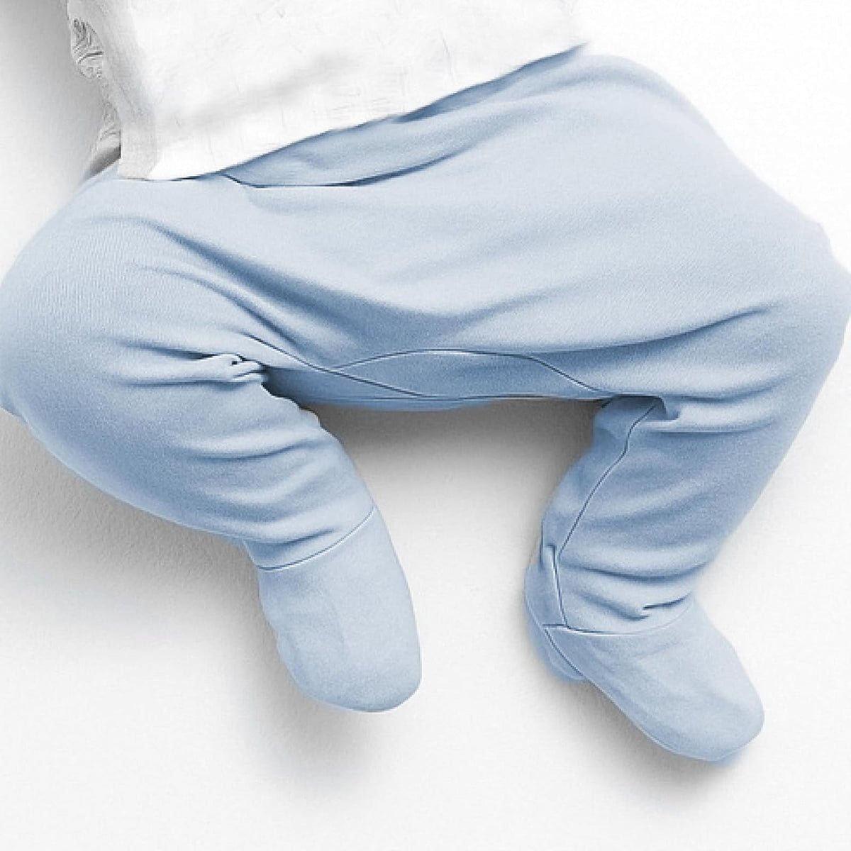 Butterblu Fallon 3-Pack Footed Pants 100% Organic Cotton Bottoms for Newborn and Baby Girls, Boys, Unisex​ Mameluco para bebés y niños pequeños bebés Unisex