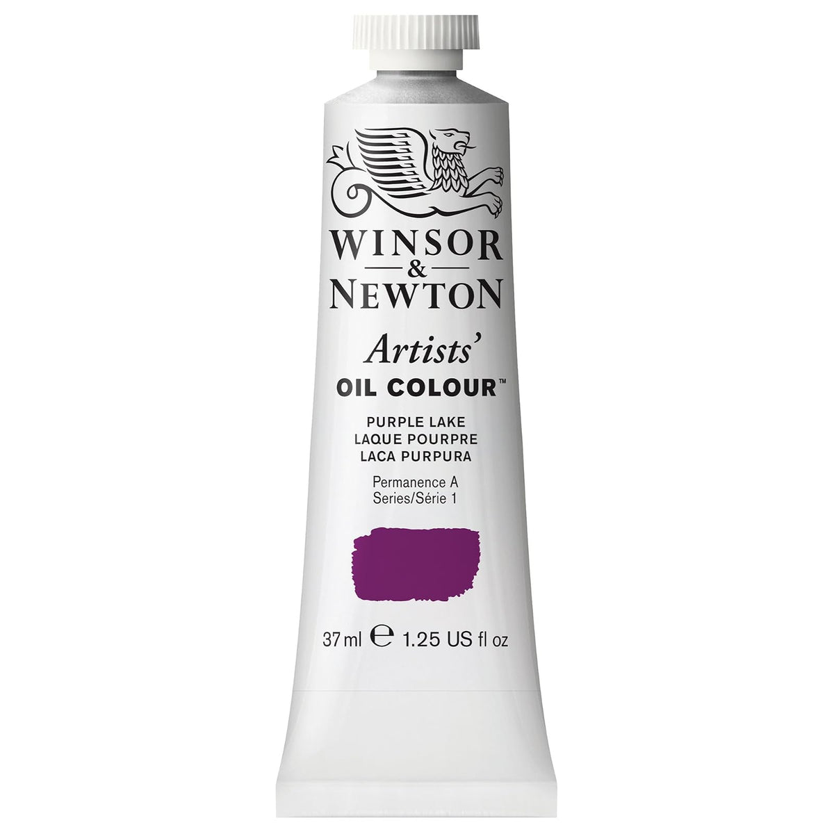Winsor & Newton Artists' Oil Colour Pintura al Óleo Profesional, 37 ml - 37-ml Tube - Morado (Purple Lake)