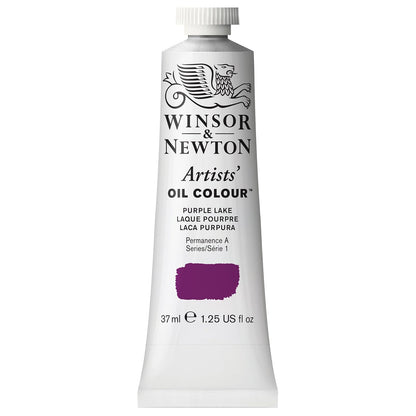 Winsor & Newton Artists' Oil Colour Pintura al Óleo Profesional, 37 ml - 37-ml Tube - Morado (Purple Lake)