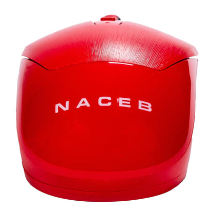 Naceb Technology Mouse Inalámbrico 2.4G NA-0137R - Diseño Clásico y Funcional, Control Preciso, Incluye 2 Pilas AA - Rojo