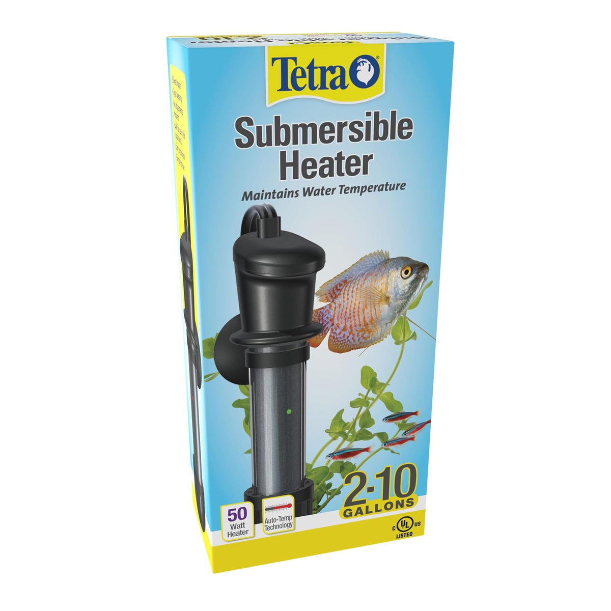 Tetra 26447 Submersible Aquarium Heater, 50-Watt
