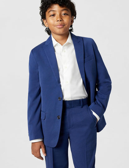 Calvin Klein Juego de Traje Formal de 2 Piezas. Juego de pantalón de Traje de Negocios para Niños