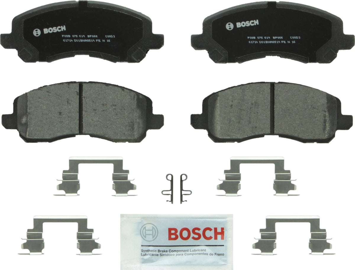 Bosch BP866 QuietCast Premium Juego de Pastillas de Freno de Disco Semimetálicas