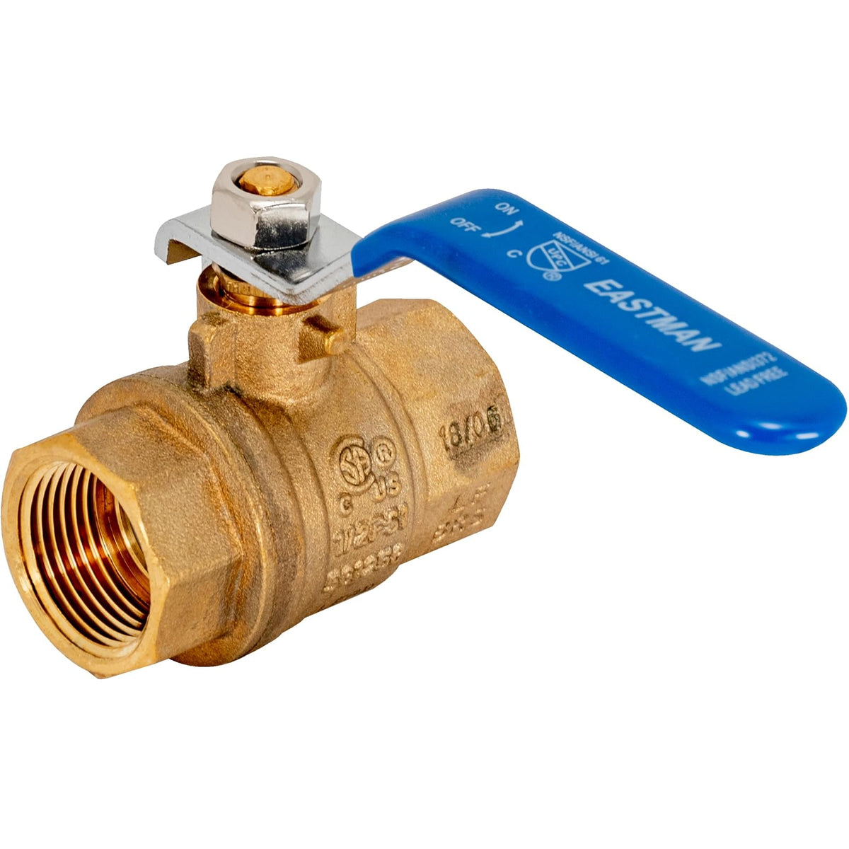 Eastman 20043LF Válvula de Bola Puerto Completo 3/8 Pulgadas, Latón - 3 - 4" IPS