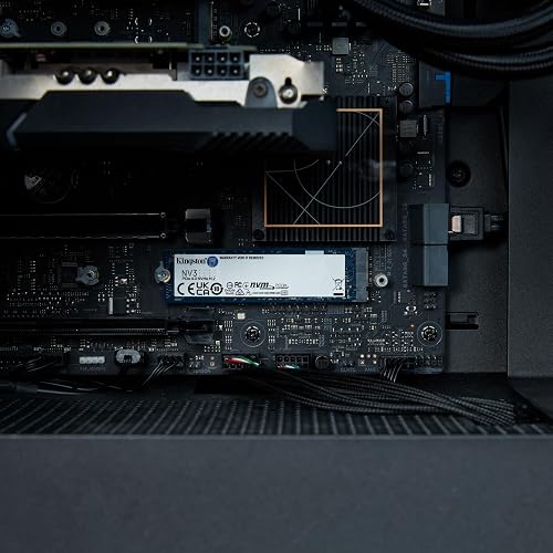 Kingston SSD NV3, Capacidad: 1000GB, Factor de Forma: M.2 2280, Interfaz: NVMe PCIe Gen 4.0 x 4 Carriles, Lectura: 6000MB/s y Escritura: 4000MB/s, SKU: SNV3S/1000G