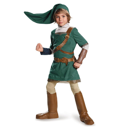 Disguise Link Prestige Legend of Zelda Nintendo Costume, Multicolor, Grande/10-12