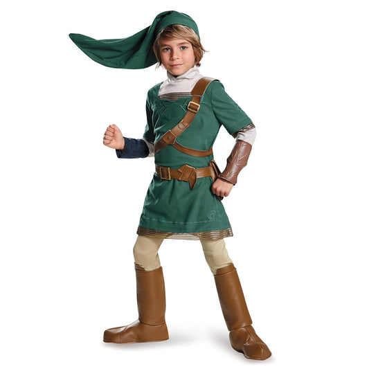 Disguise Link Prestige Legend of Zelda Nintendo Costume, Multicolor, Grande/10-12