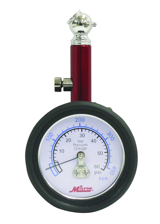 Milton S-932 Calibre de Esfera de Una Sola Cabeza | 45 grados, rango 0-60 PSI/0-400 kPa, válvula de desinflador
