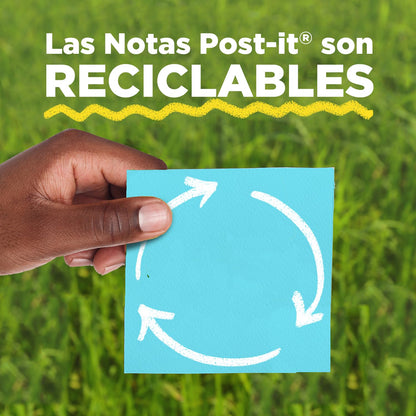 POST-IT 3M Notas Adhesivas Reposicionables Pop-Up Capetown 600 hojas | Repuesto estilo acordeón para dispensador, Planear y organizar, Adhesivo original, 76 x 76 mm, 6 pads con 100 piezas c/u