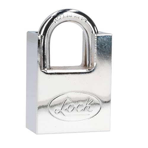Lock L22A40DCSB Candado de Acero Antipalanca, Llave de Discos, Cromo Satinado, 40 mm
