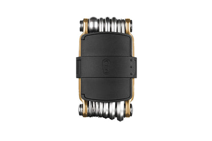 Crankbrothers Multi Tool M 13 - MTB Multi-Tool Gold - 13 herramientas de bicicleta (herramienta 13 en 1), ergonómicas y ligeras