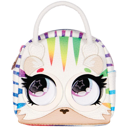 cartera Pets Micros, Roarin' Rainbow Tiger Elegante bolso pequeño con función de rollo de ojos, juguetes para niños para niñas de 5 años en adelante