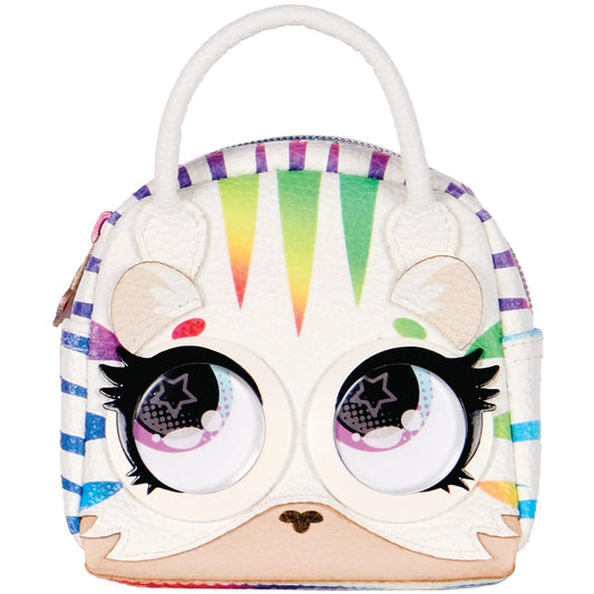cartera Pets Micros, Roarin' Rainbow Tiger Elegante bolso pequeño con función de rollo de ojos, juguetes para niños para niñas de 5 años en adelante