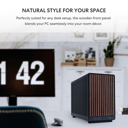 Lian Li A3-mATX-WD-26.3L chasis de Factor de Forma Micro, sin Ventiladores incluidos, Compatible con diseño AIO de modularidad de 360 mm, para M-ATX, ITX Placa Base Dan Cases Collaboration-Panel