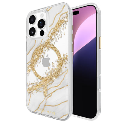 Case-Mate Funda Magnética para iPhone 16 Pro Max, Compatible con MagSafe - Karat Granite - iPhone 16 Pro Max