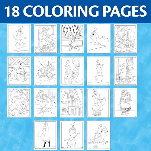 Crayola Color Wonder Frozen Coloring Book & Markers, Mess Free Coloring, Gift for Kids, Age 3, 4, 5, 6 (Styles May Vary)