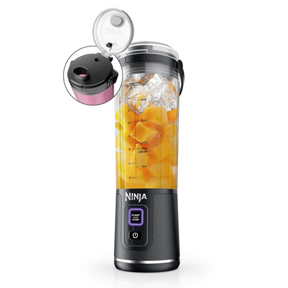 Ninja Blast Licuadora Portátil 18 oz Recargable USB-C - Metallic Black