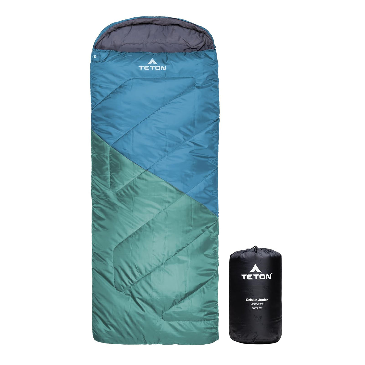 Teton Sports Celsius Bolsa de Dormir XXL - océano - Junior 20F