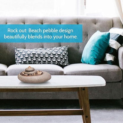 Homedics Oceanside - Fuente de relajación para Mesa, Natural, 1, 1