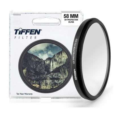 Tiffen Filtro UV Protector para Lente de Cámara - 58mm