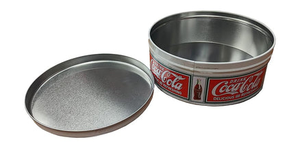 Distress Printed - Coca Cola - Lata de colección redonda